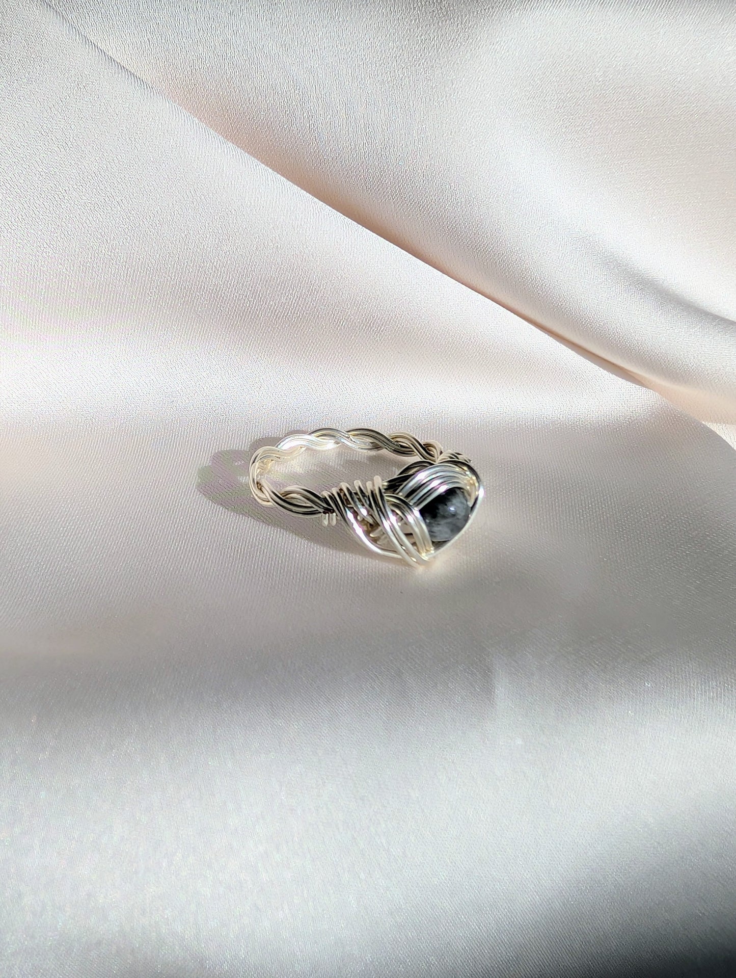 Moss Agate Ring