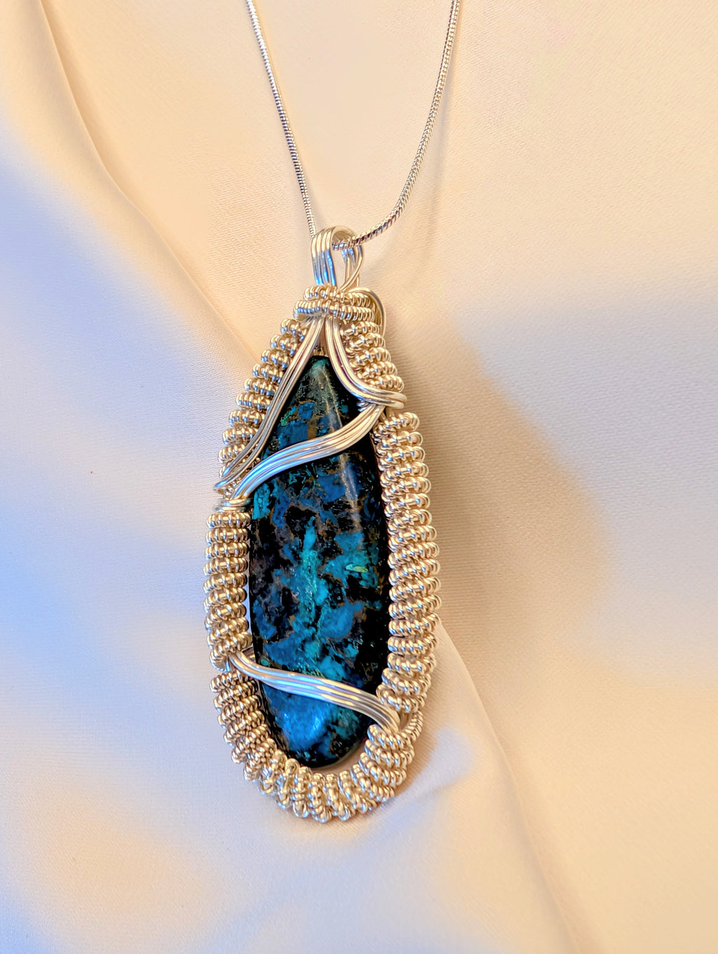 Chrysocolla Pendant