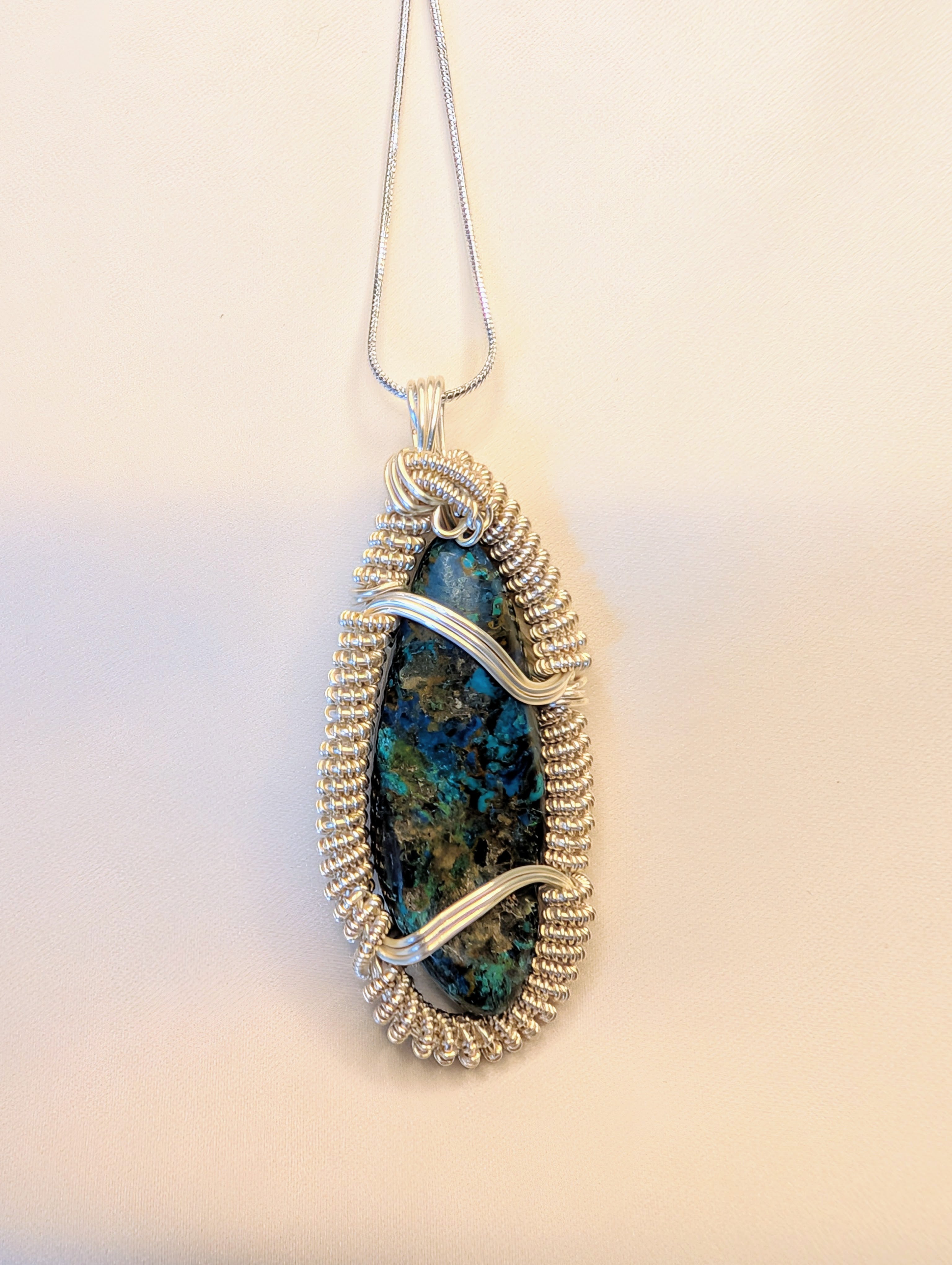 Chrysocolla Pendant