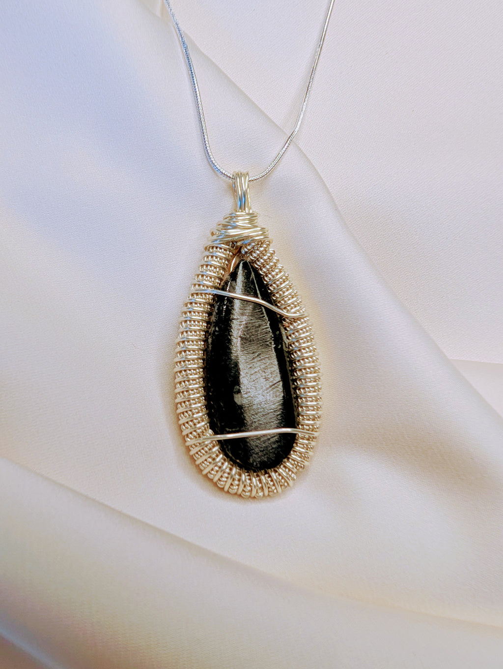 Orthoceras Fossil Pendant