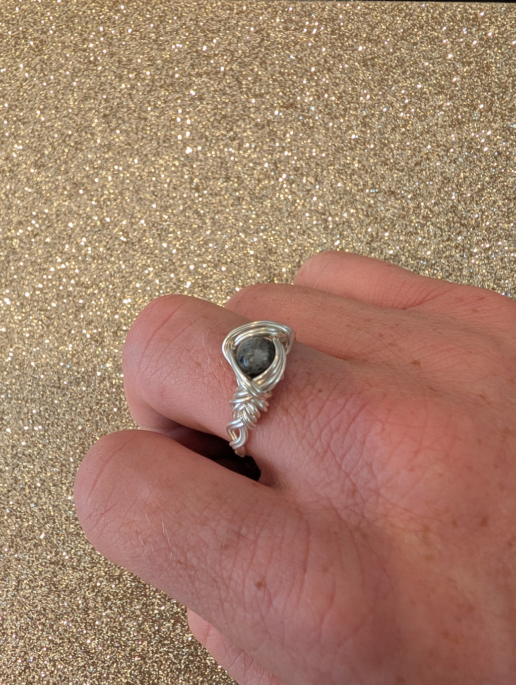 Moss Agate Ring