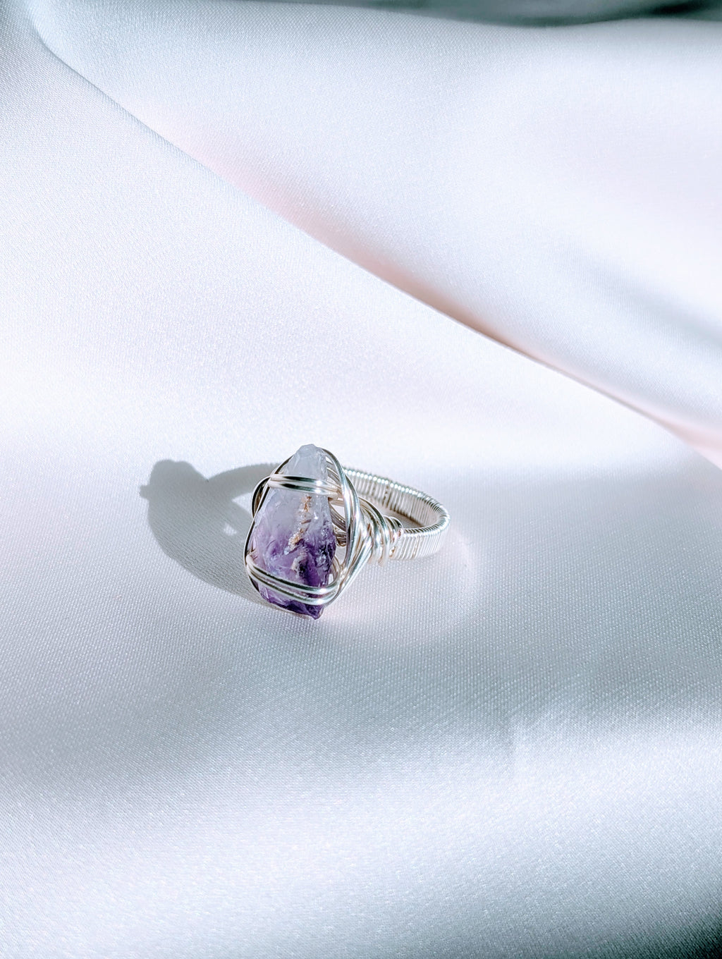 Raw Amethyst Ring