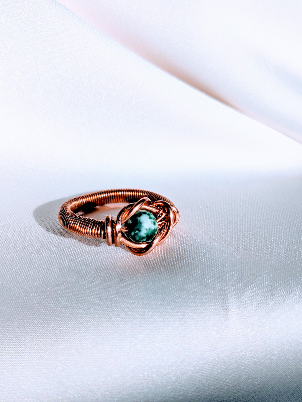 Moss Agate Ring