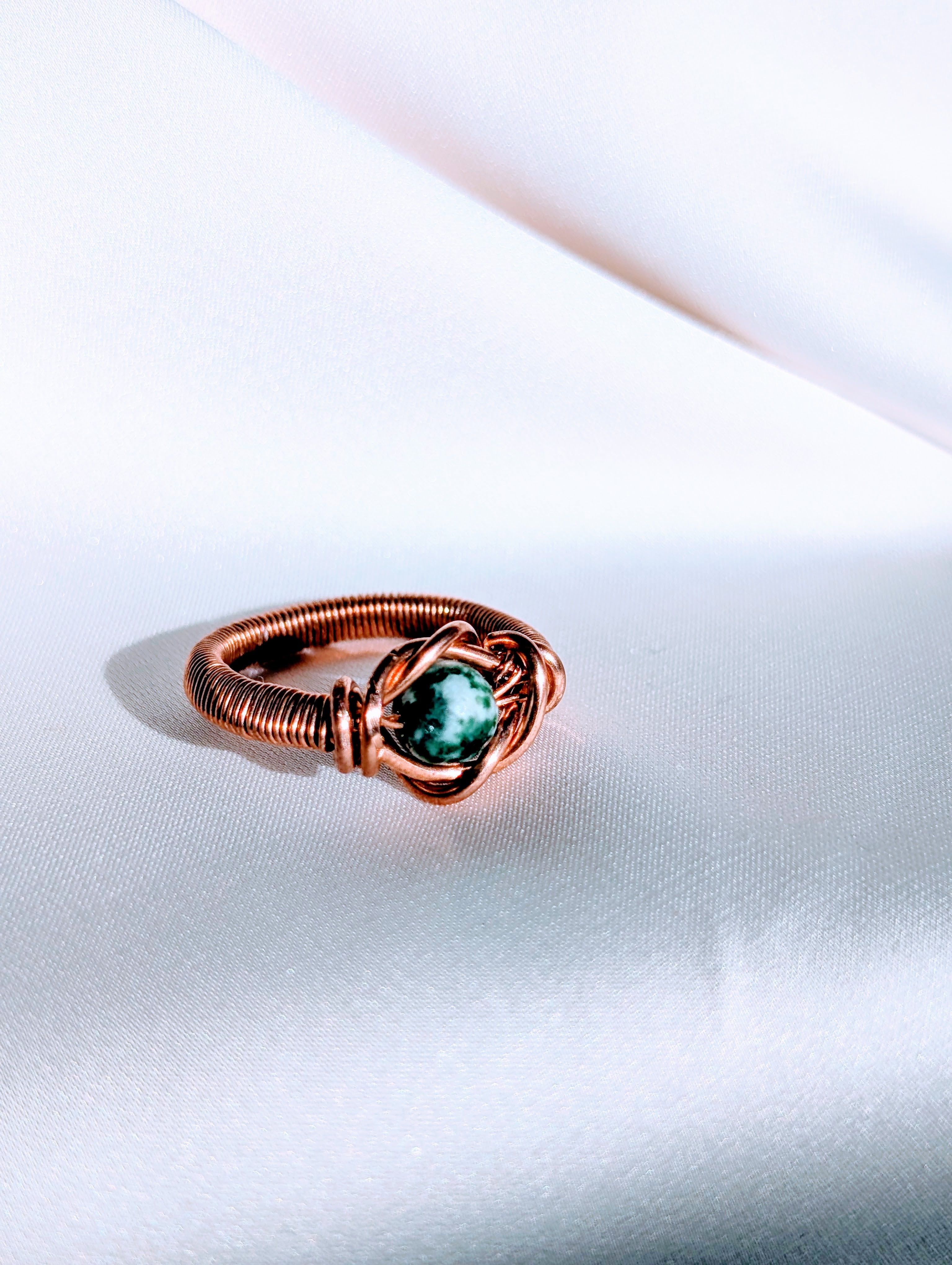 Moss Agate Ring
