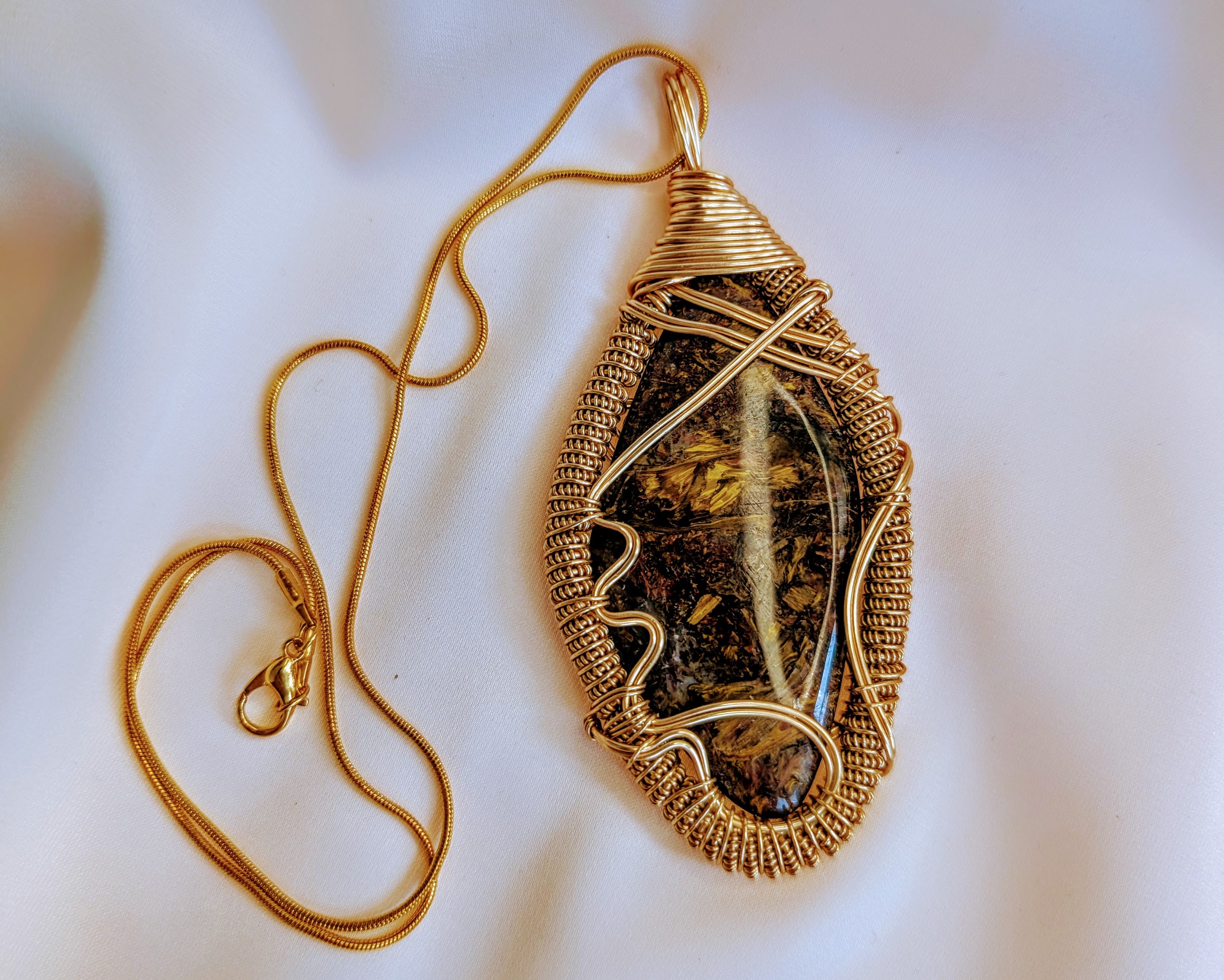 Pietersite Necklace Pendant