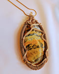 Bumble Bee Jasper Necklace Pendant