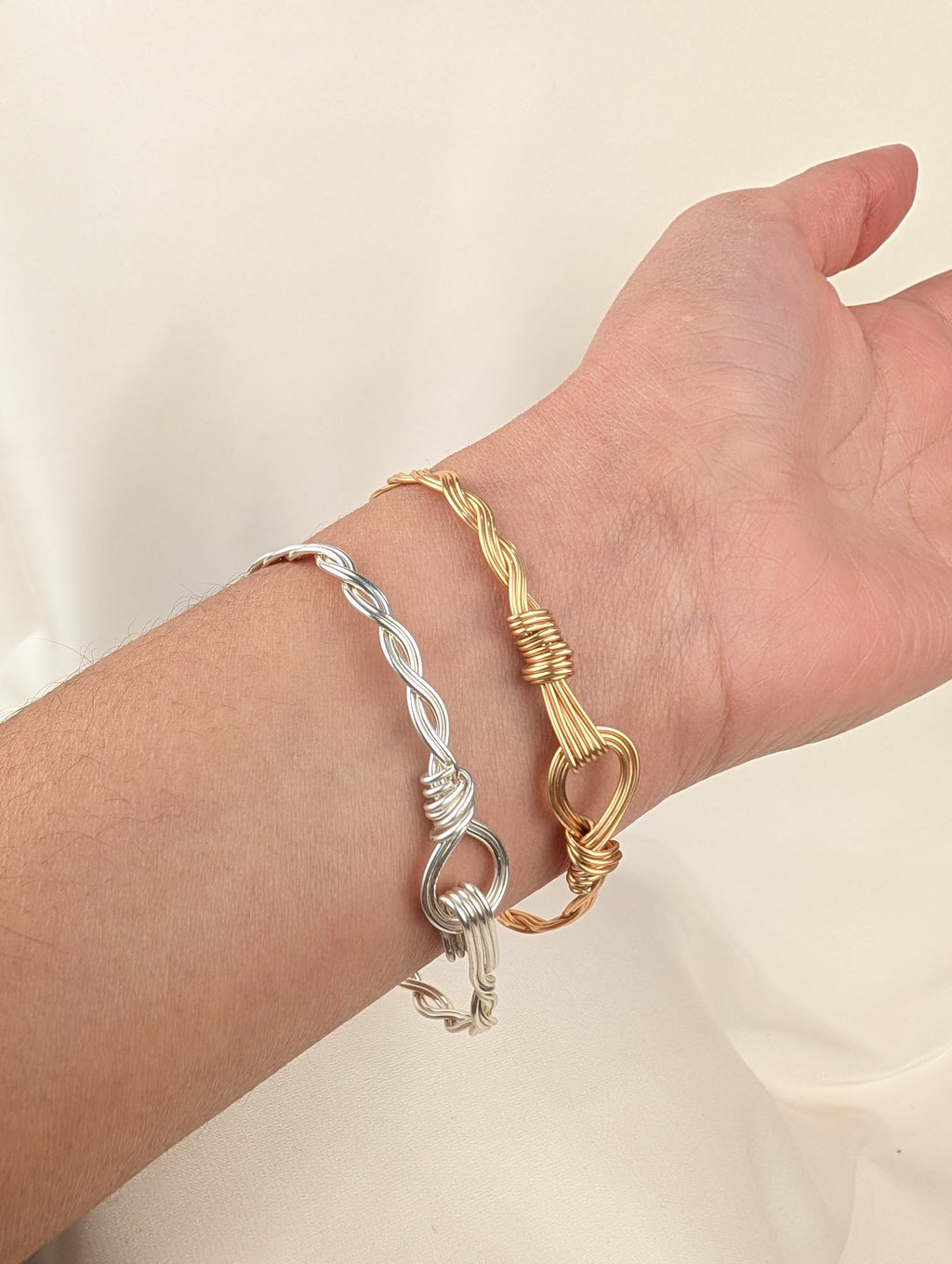 Plated Copper Woven Bracelet