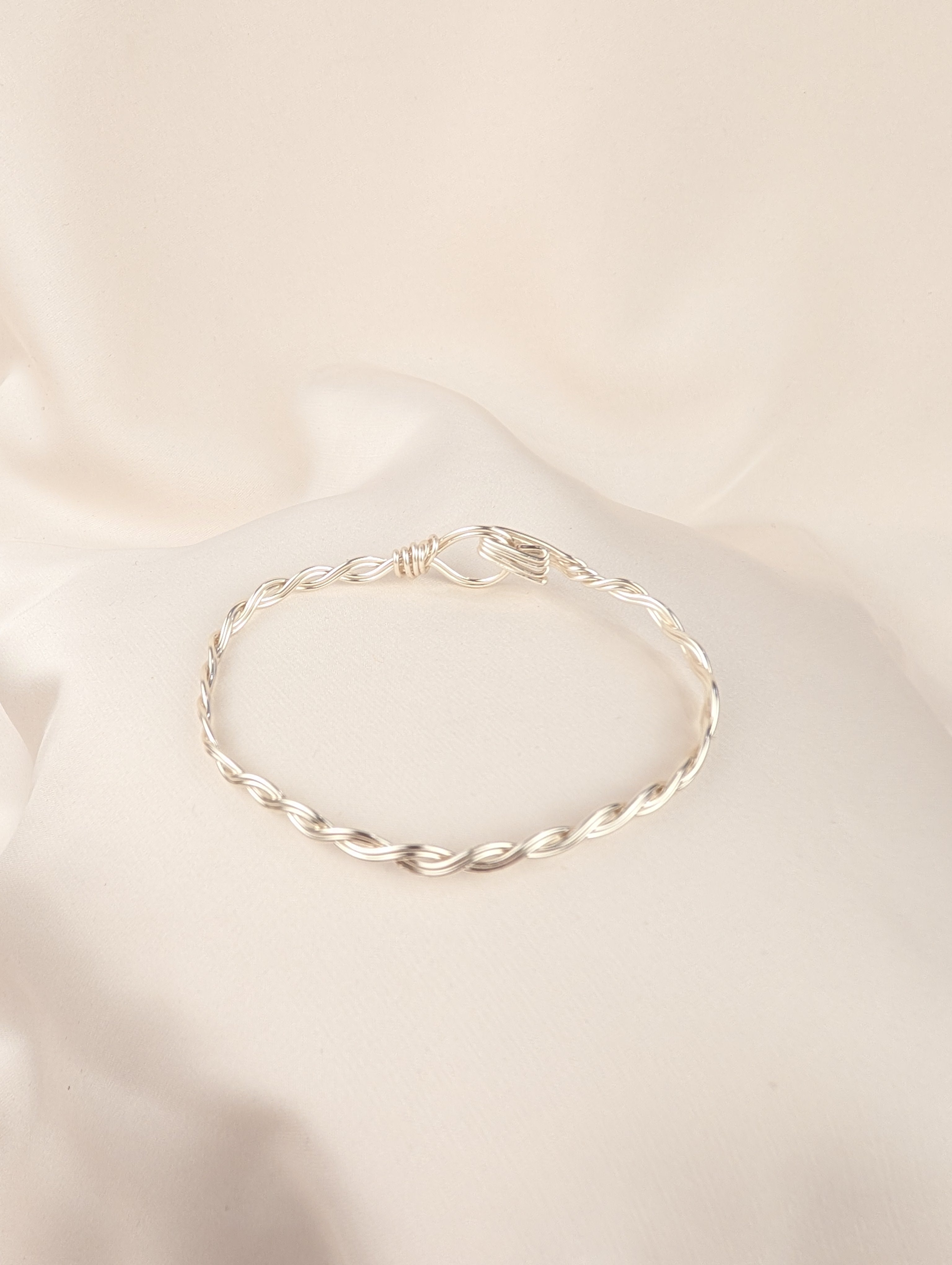 Plated Copper Woven Bracelet