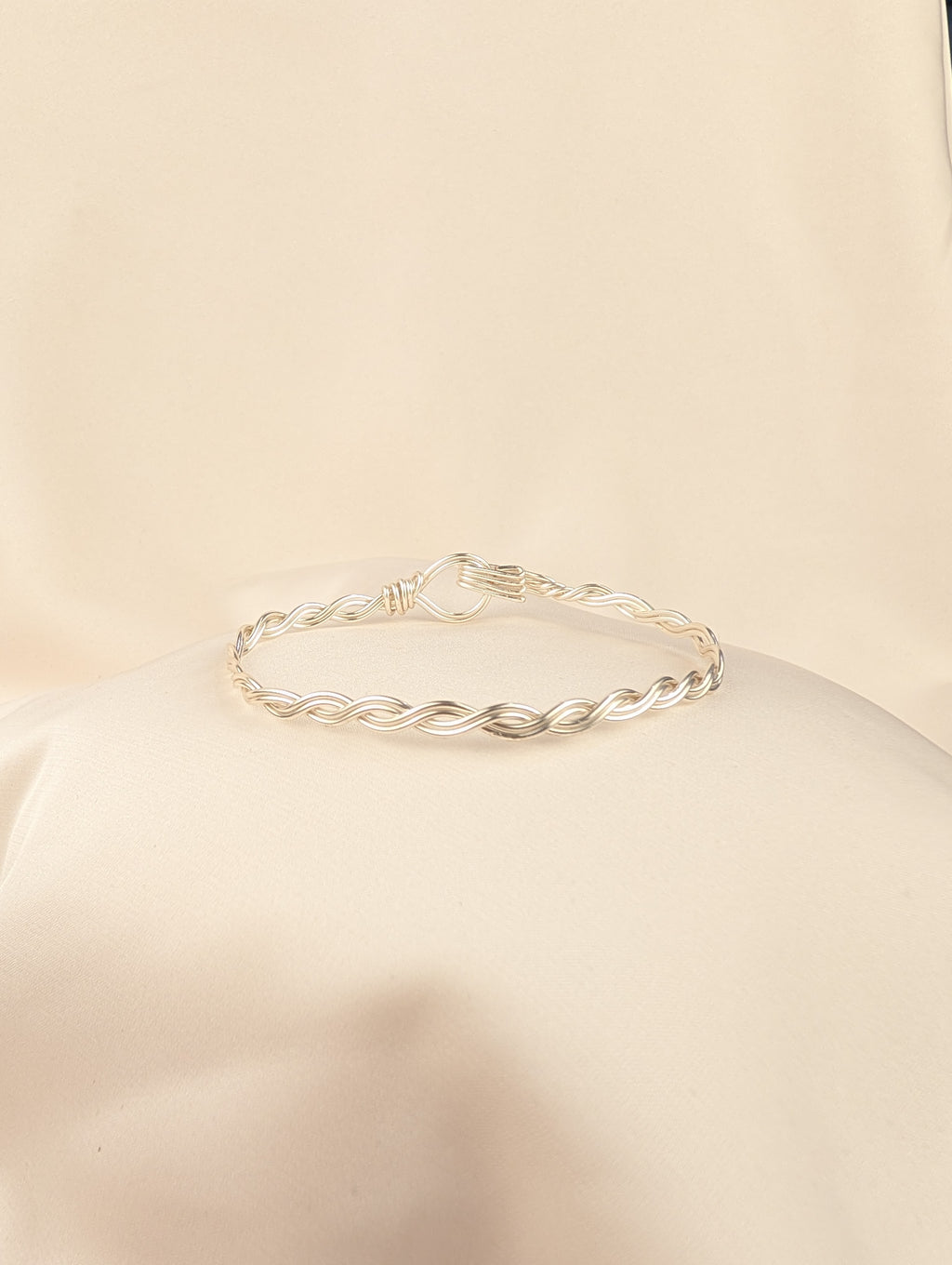 Plated Copper Woven Bracelet