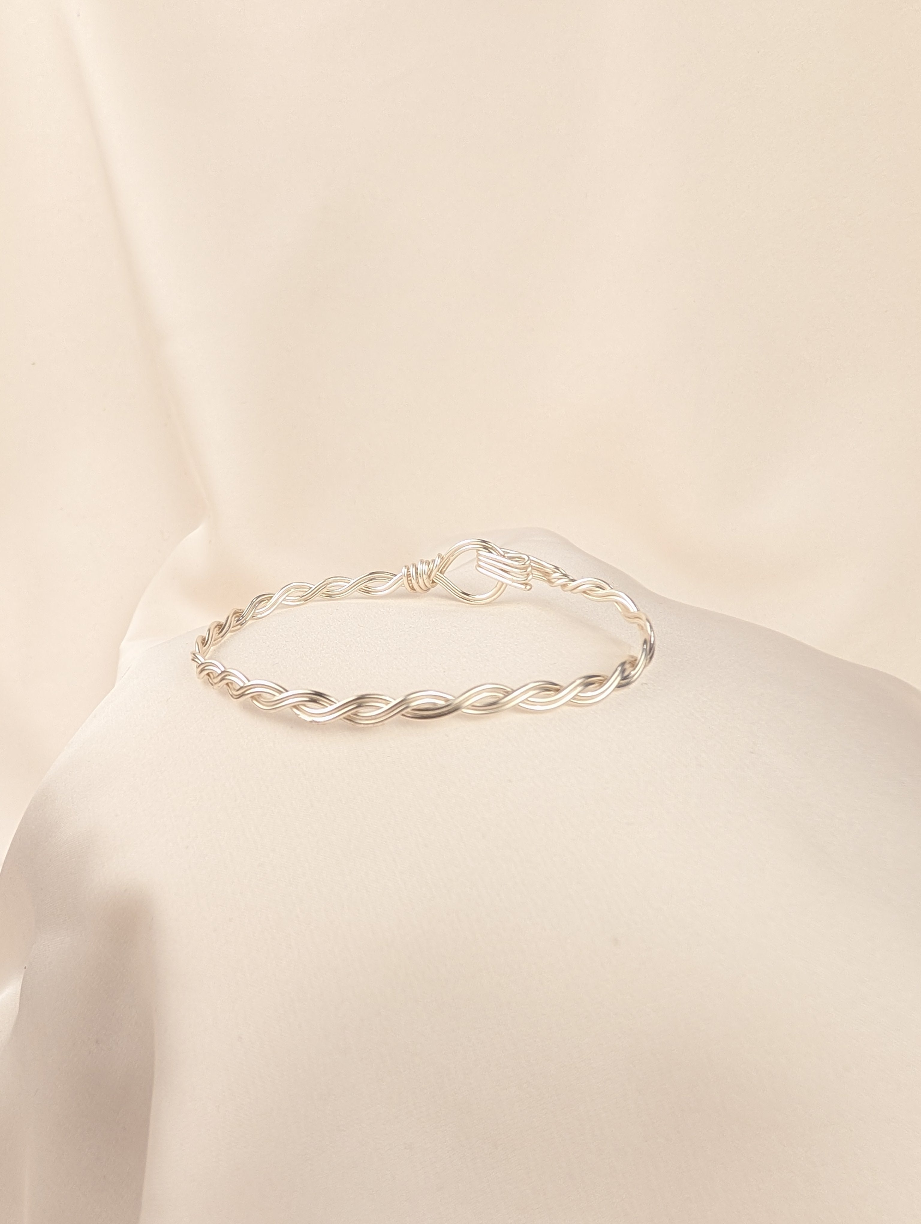 Plated Copper Woven Bracelet