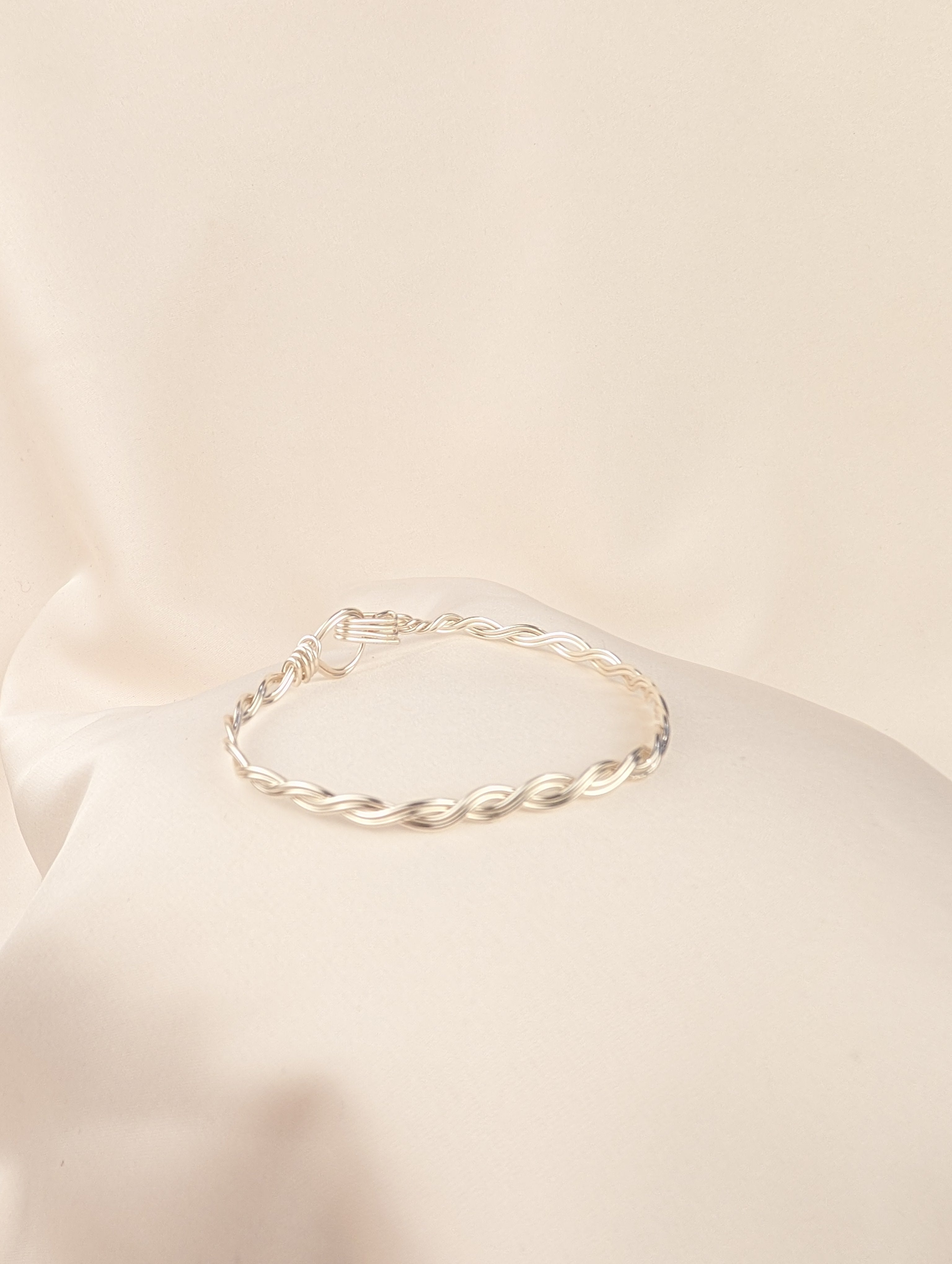 Plated Copper Woven Bracelet