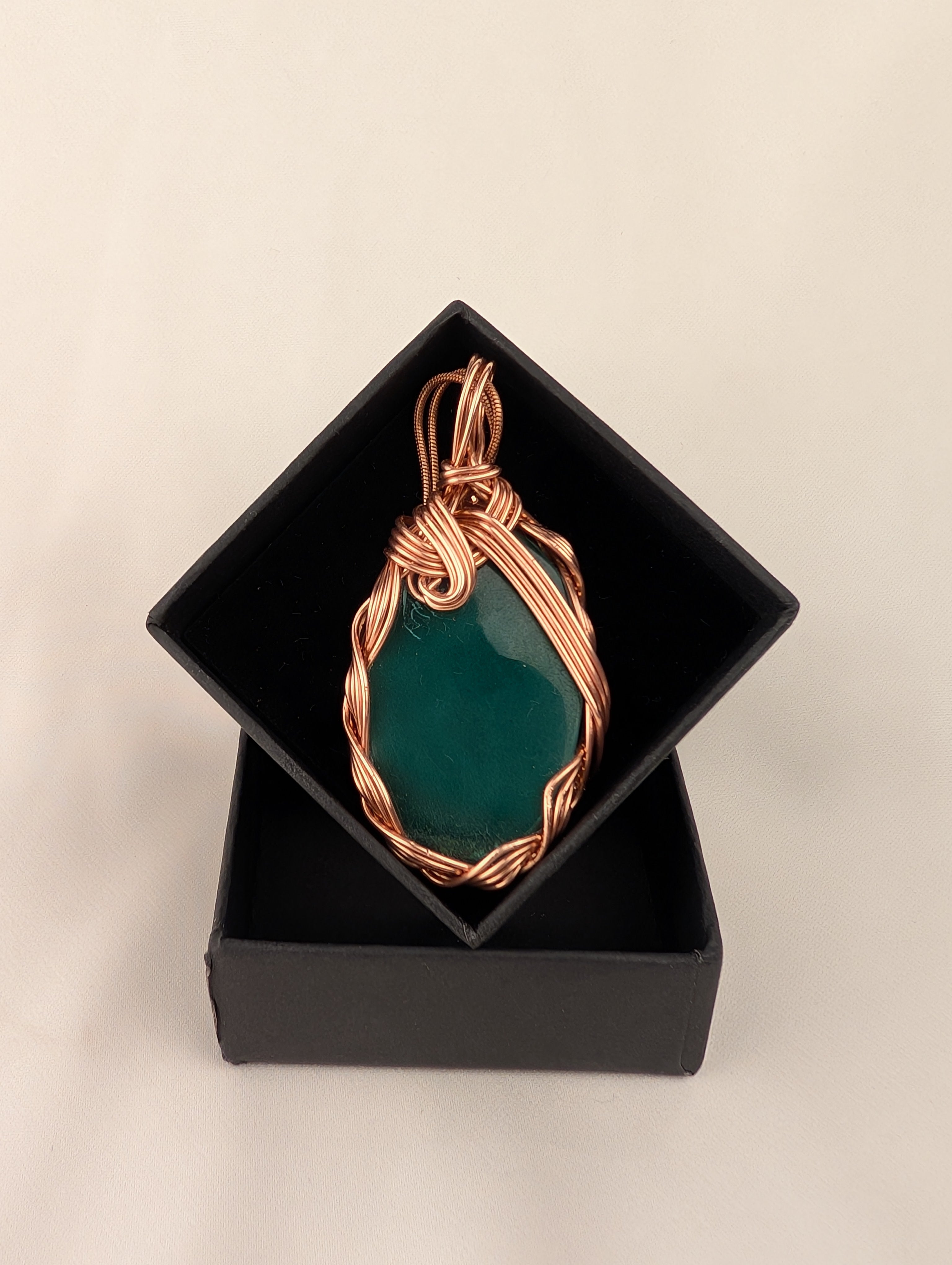 Malachite SelfLoveReflectionMirror Pendant
