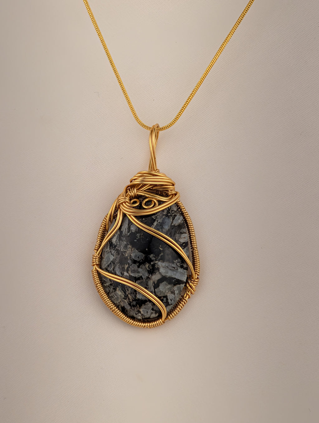 Golden Granite Pendant