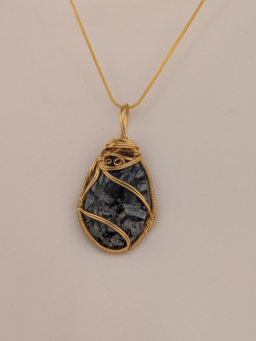Golden Granite Pendant