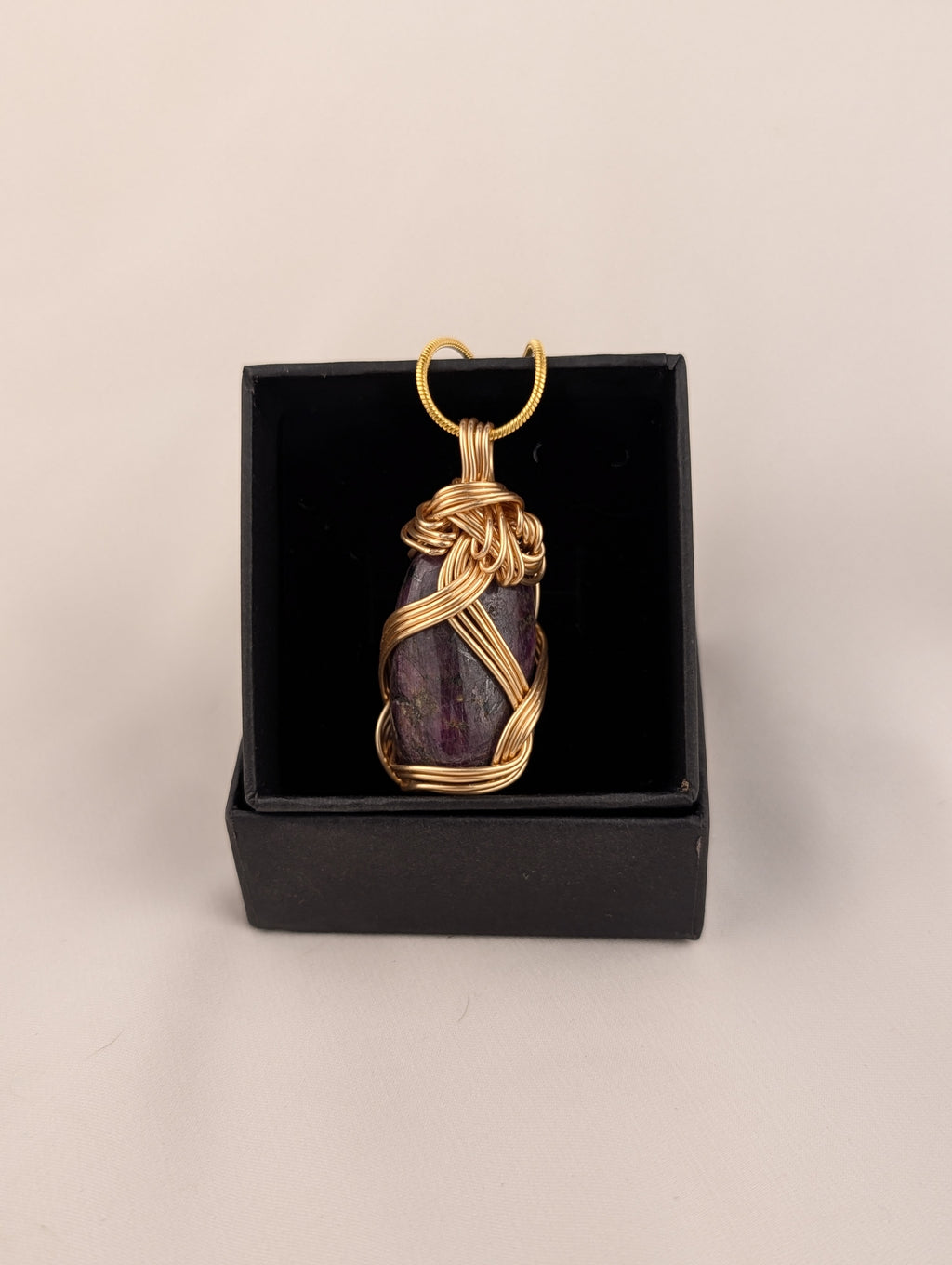 Ruby Pendulum Pendant