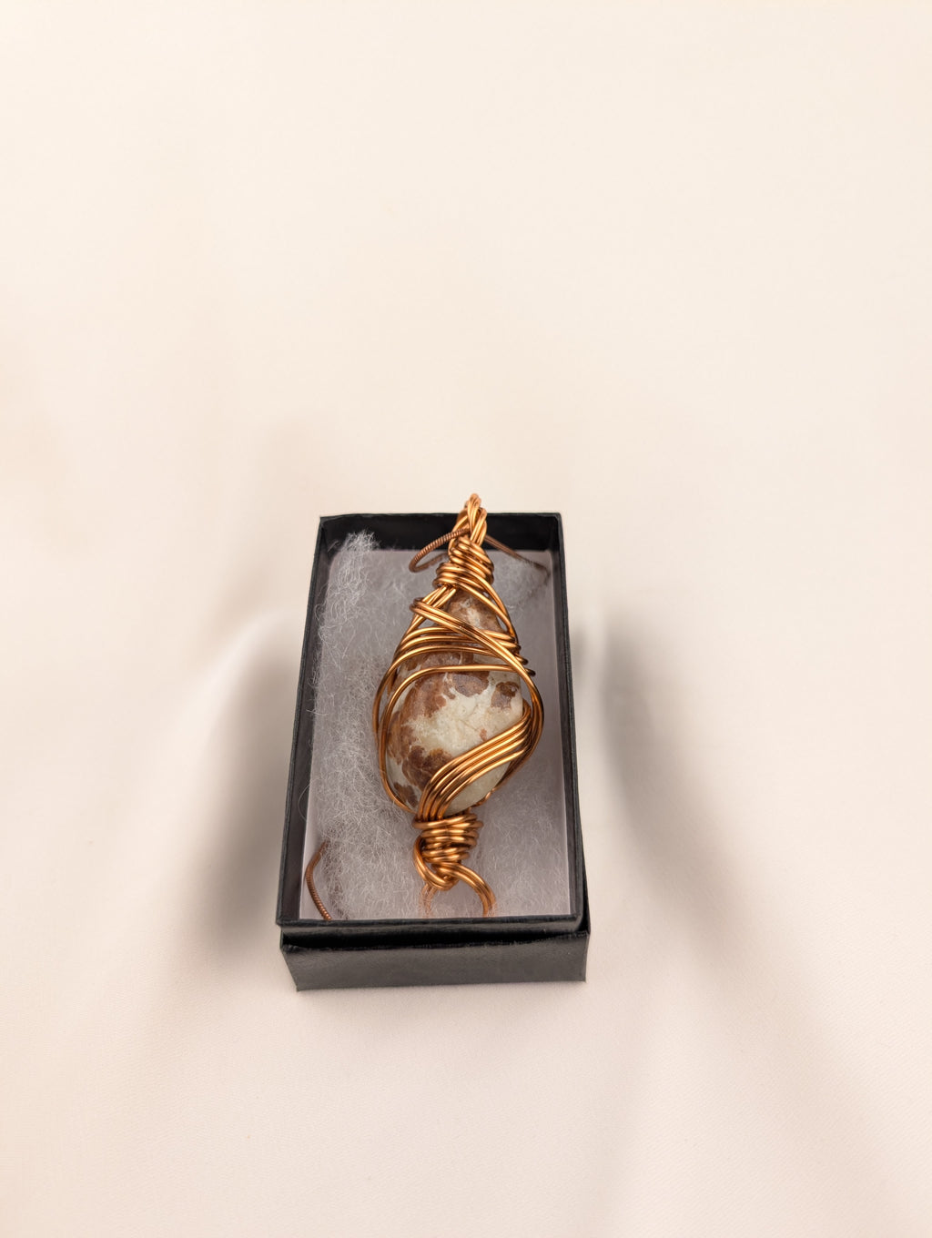 Coffee Moonstone Charm