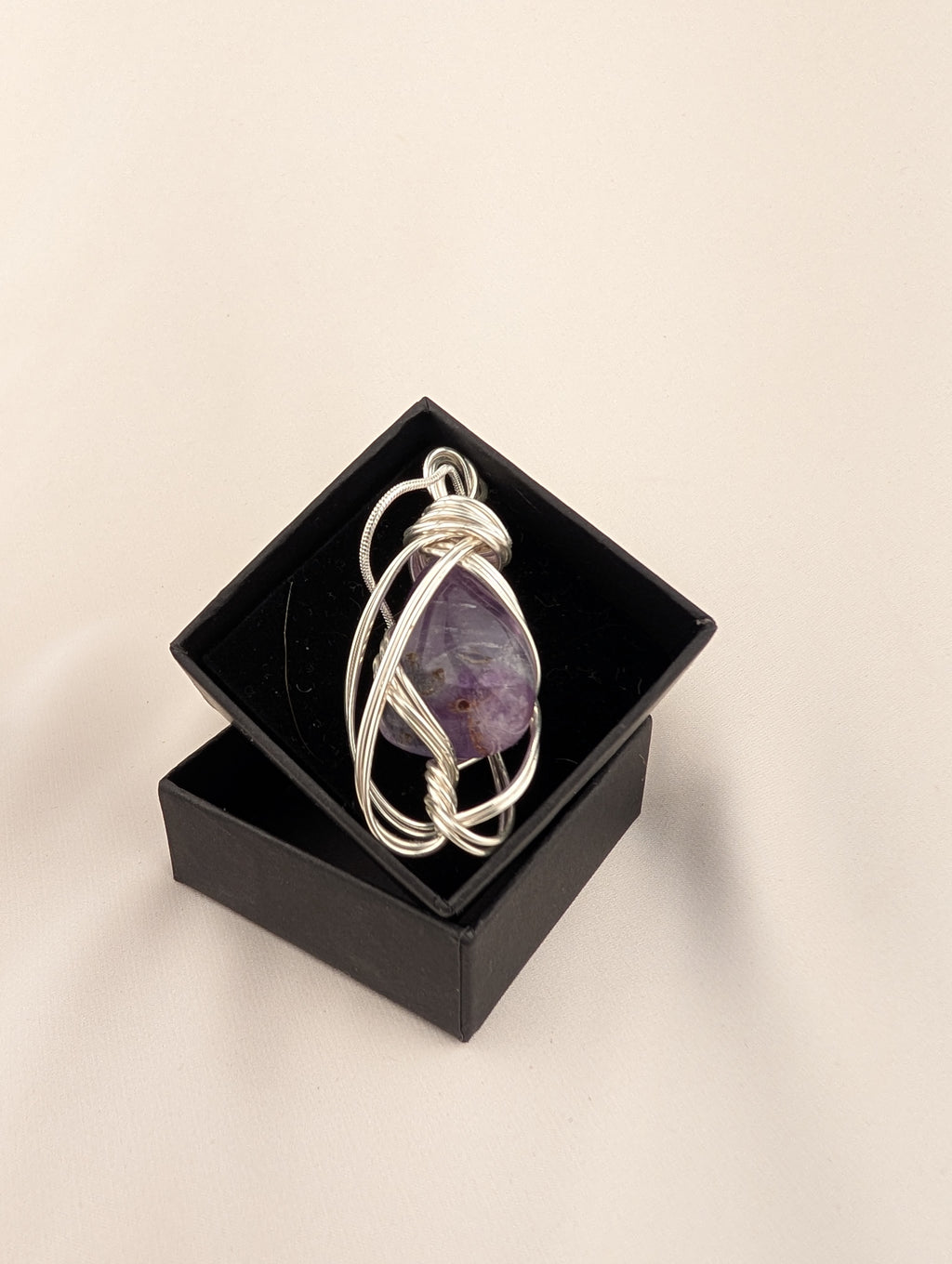 Fluorite Balance Necklace Charm