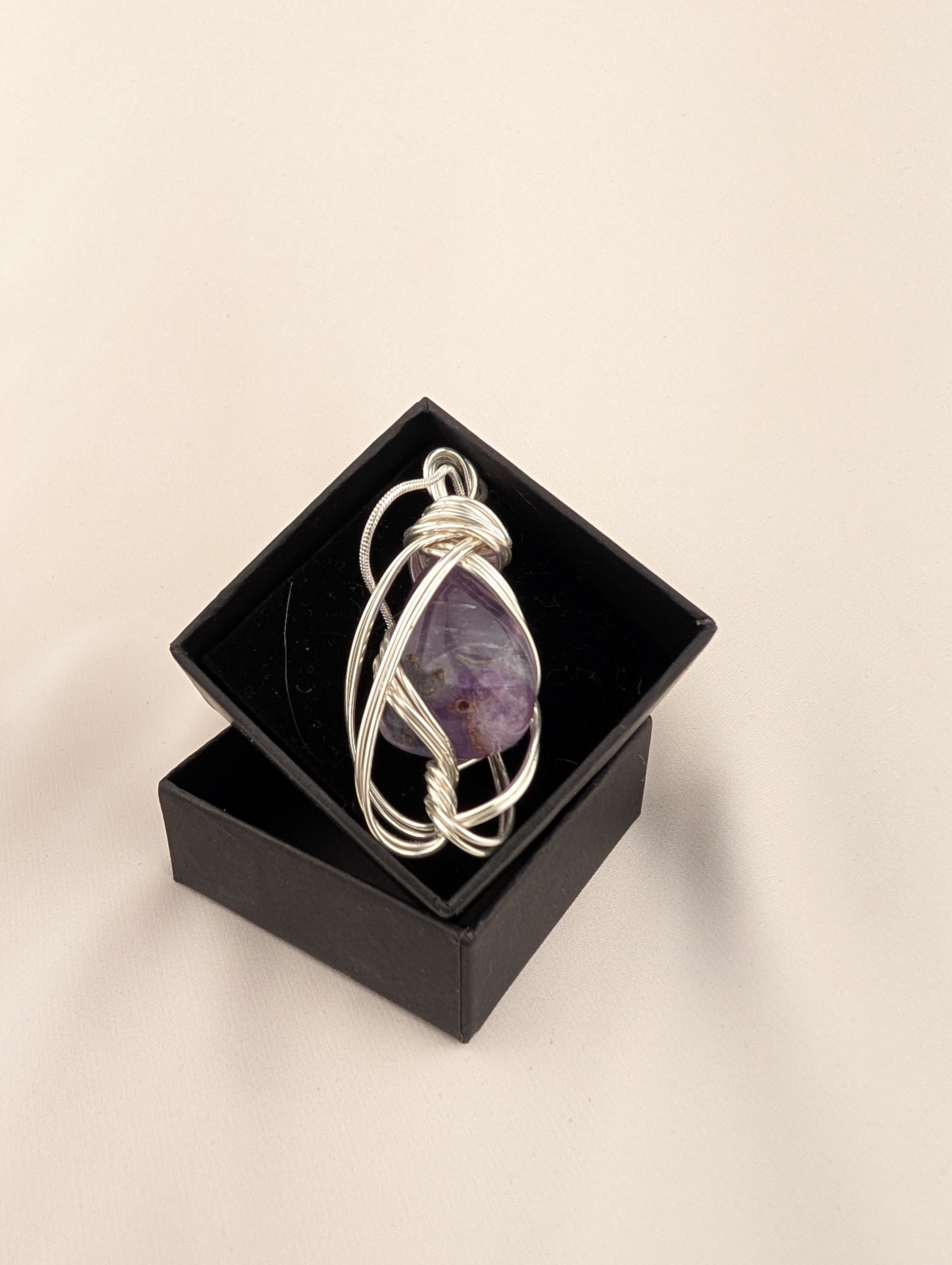 Fluorite Balance Necklace Charm