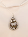 Dendritic Agate Statement Pendant