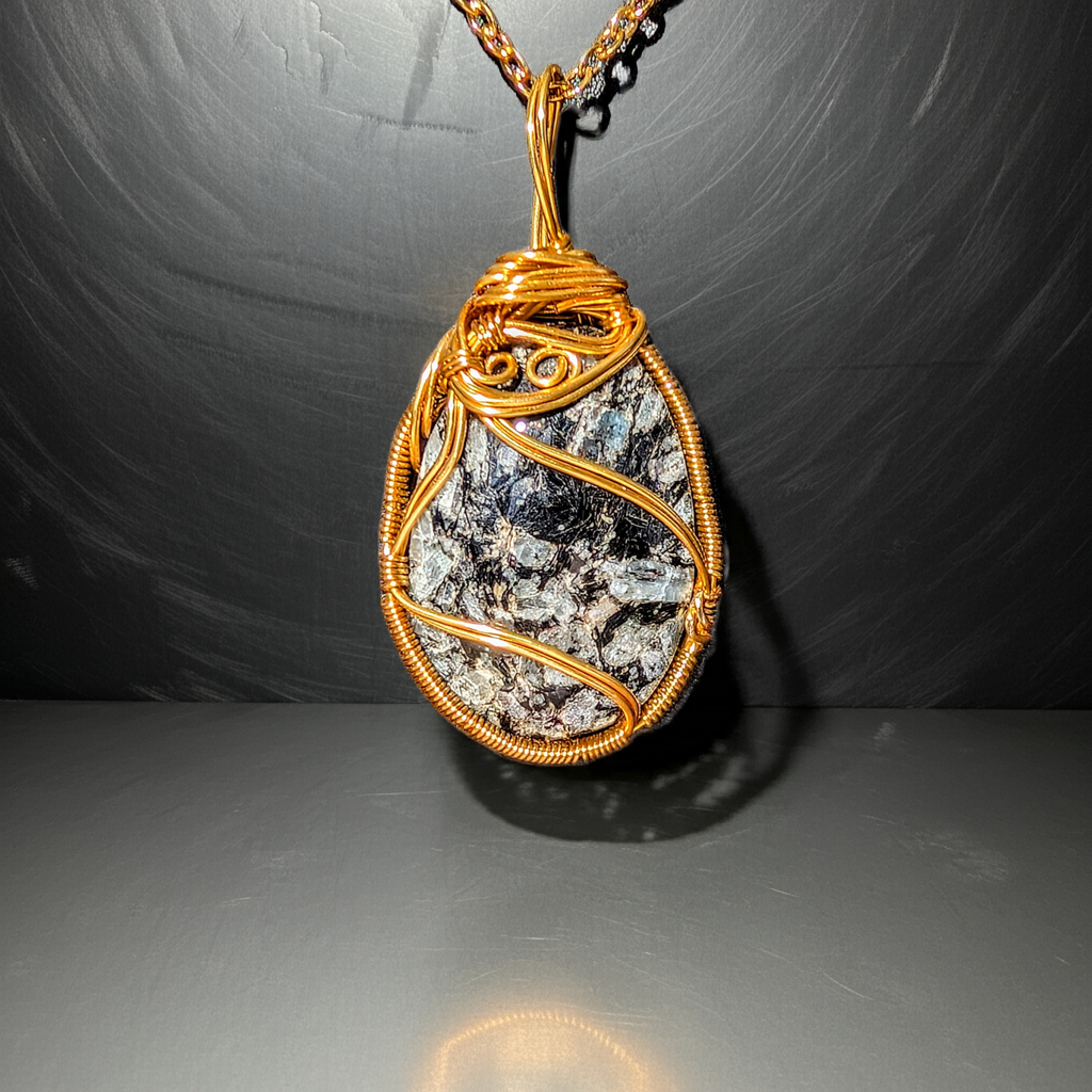 Golden Granite Pendant