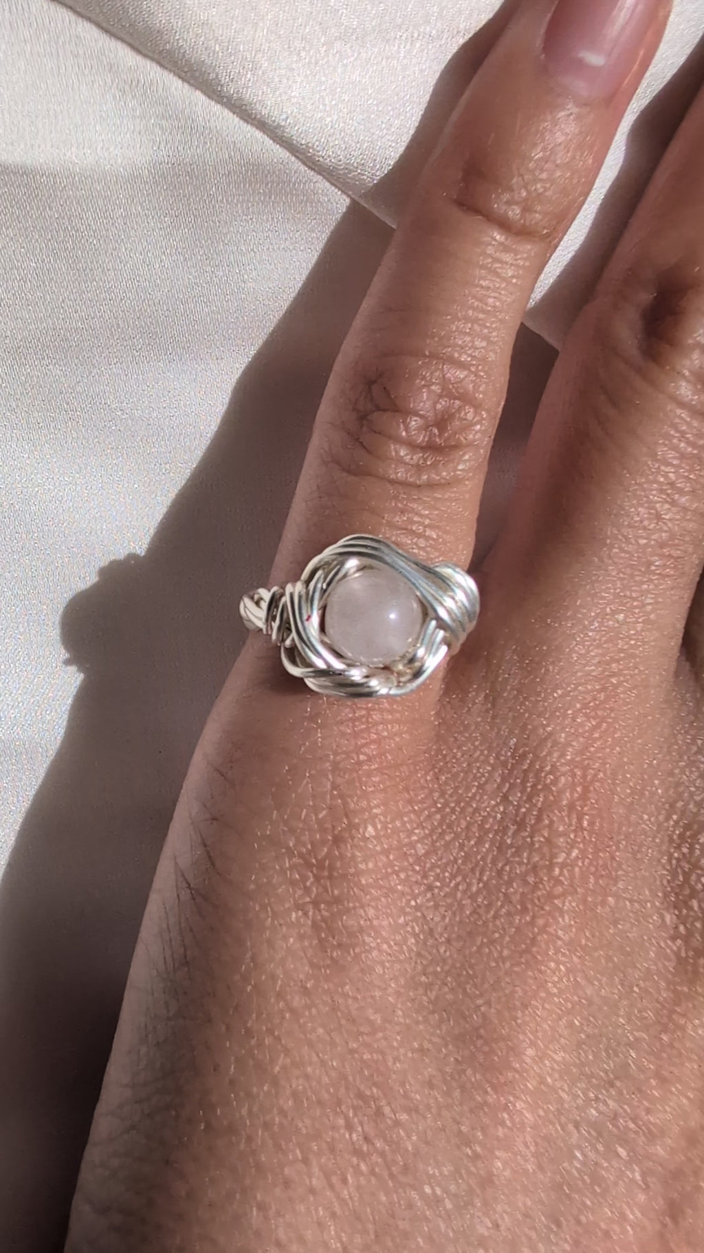Rose Quartz Ring