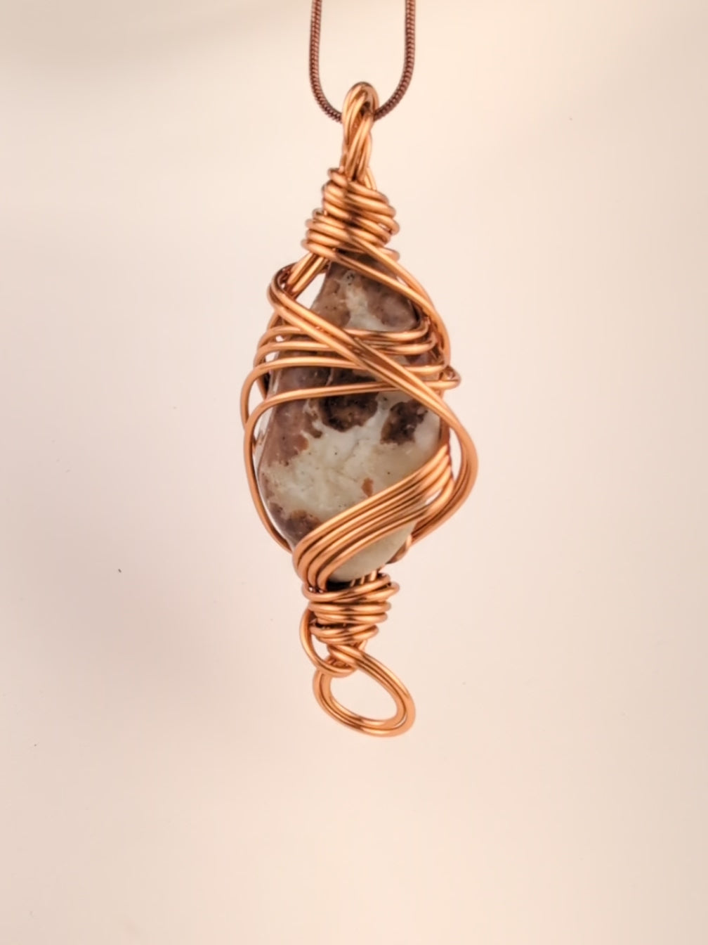 Coffee Moonstone Charm