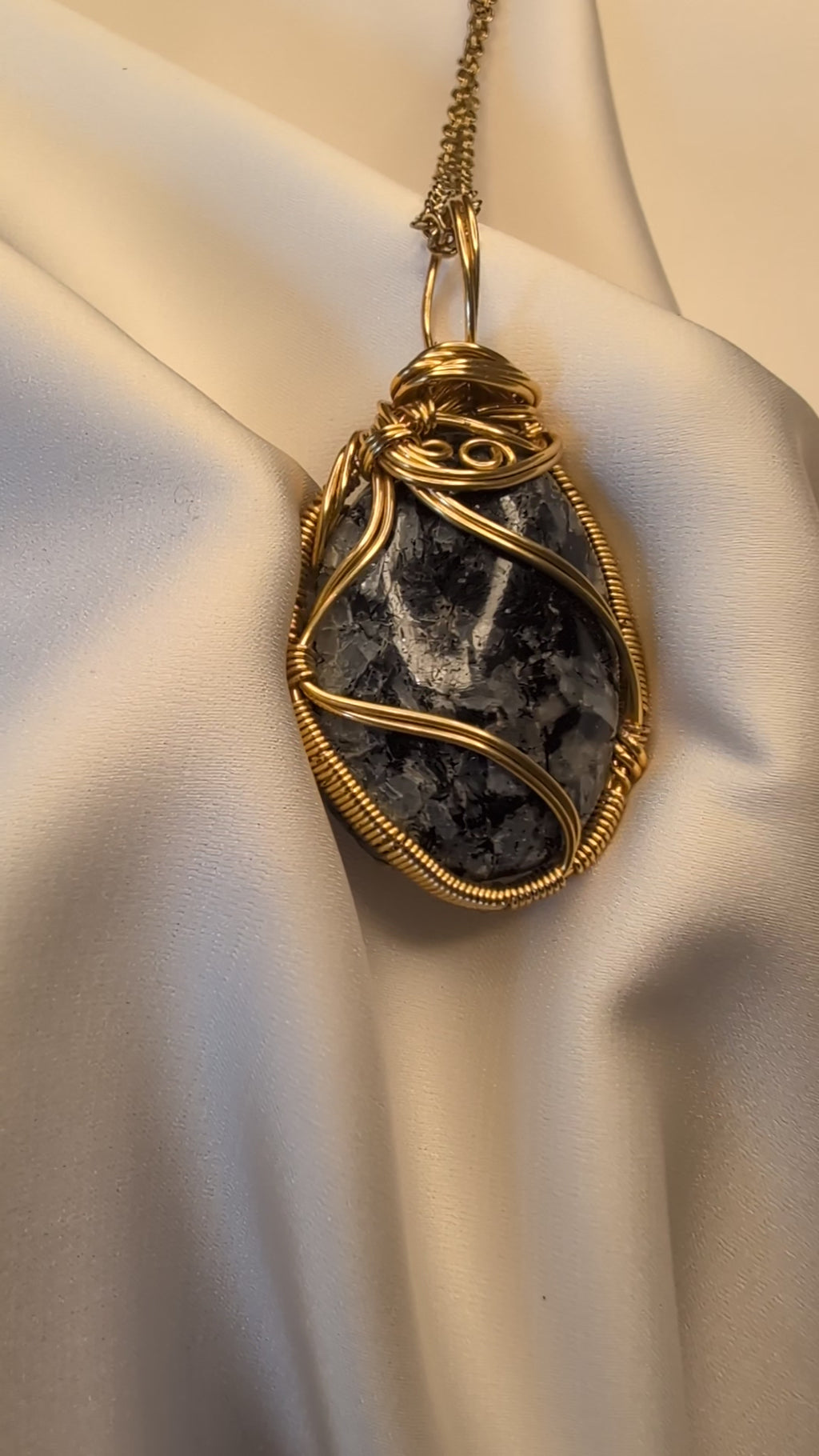 Golden Granite Pendant