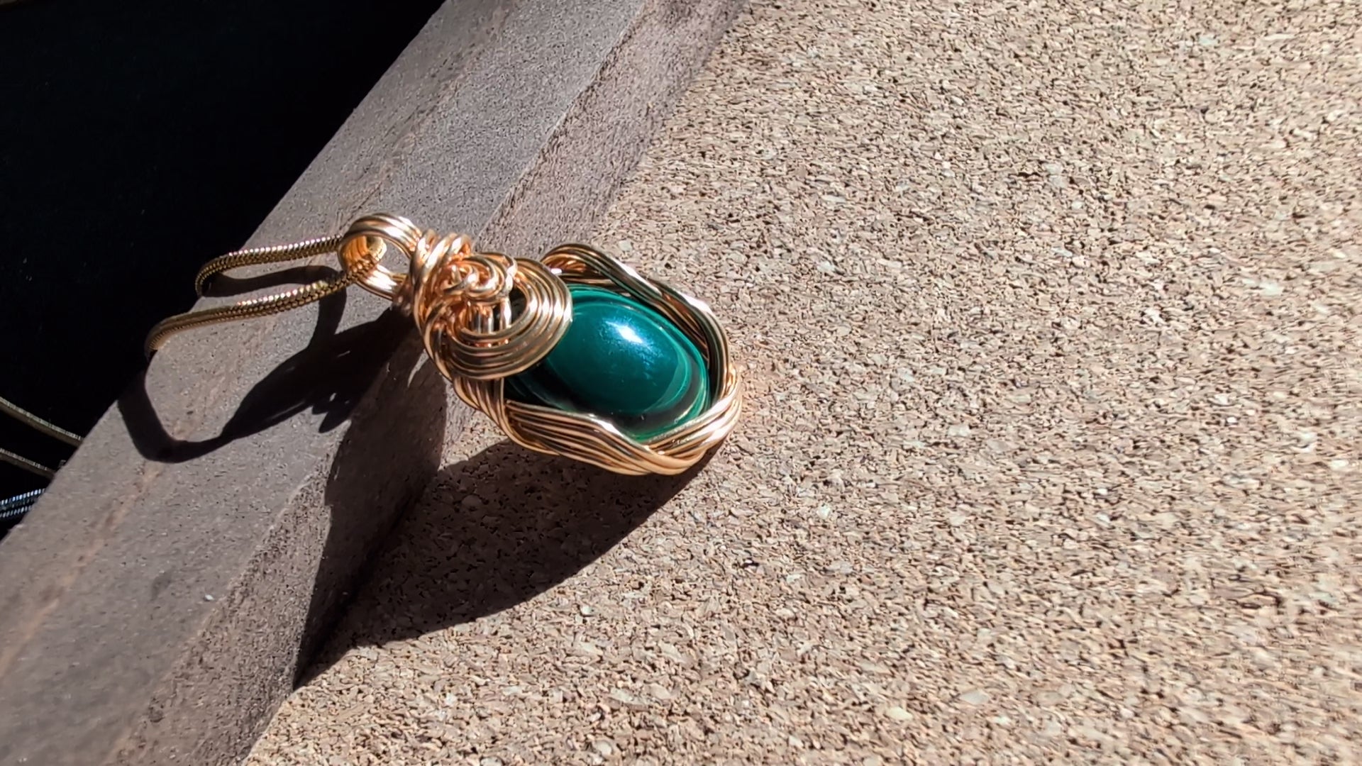 Malachite Charm Necklace