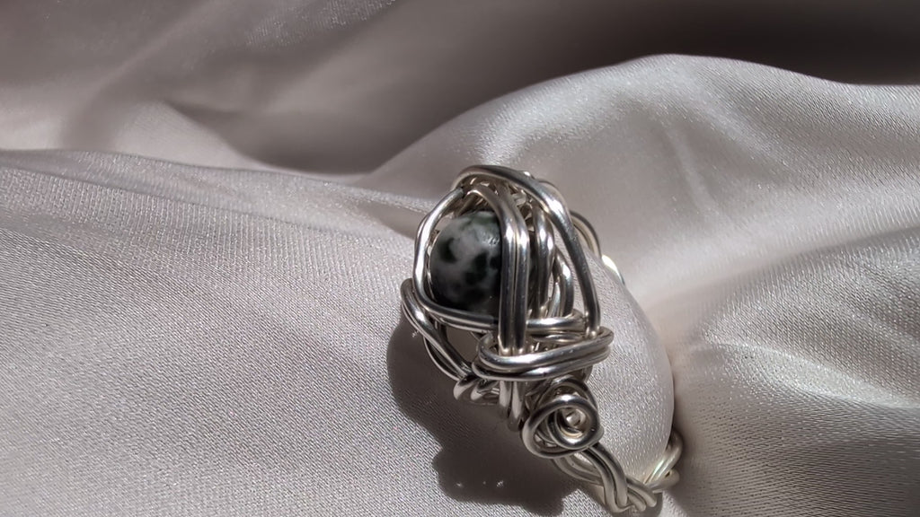 Moss Agate Ring
