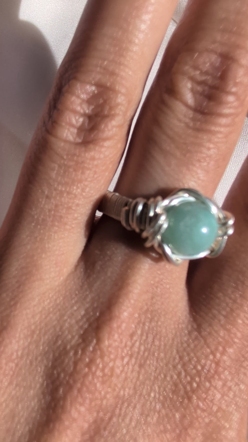 Amazonite Ring