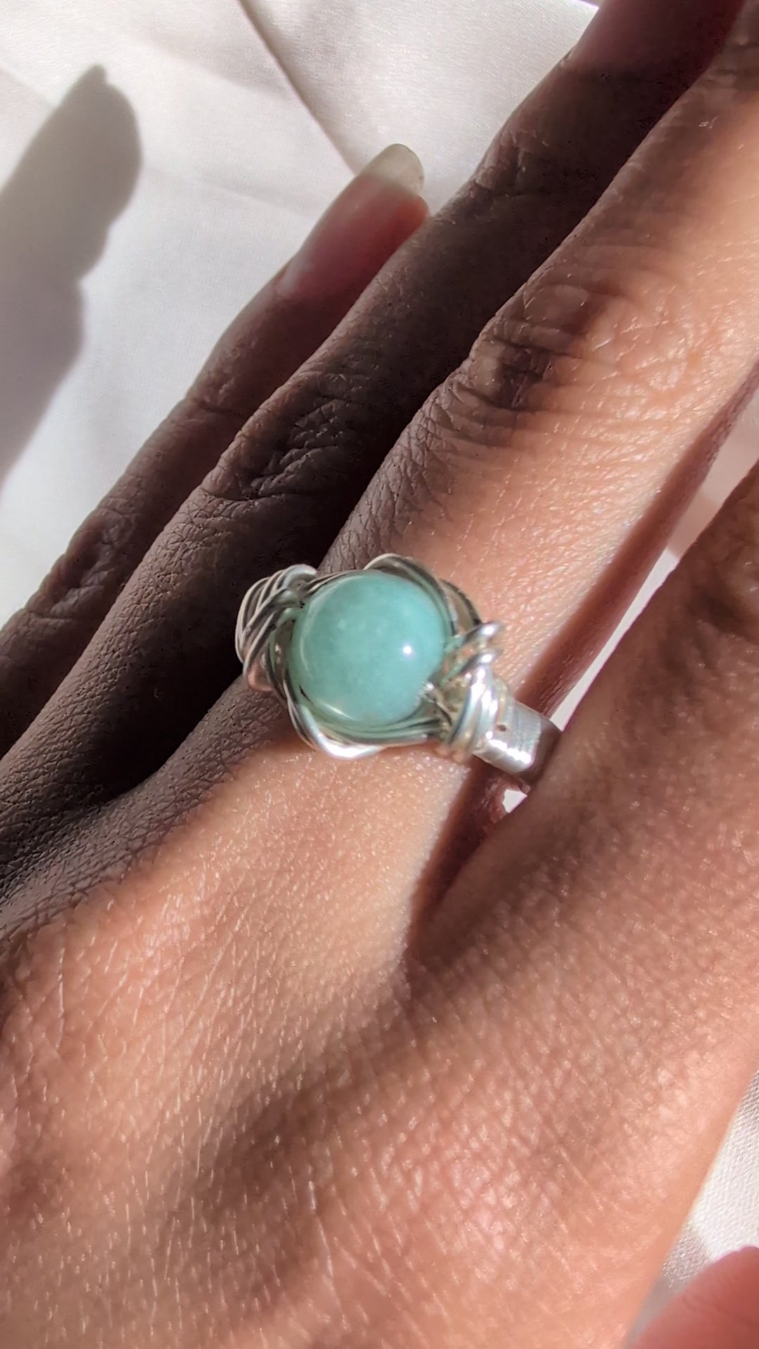 Amazonite Ring