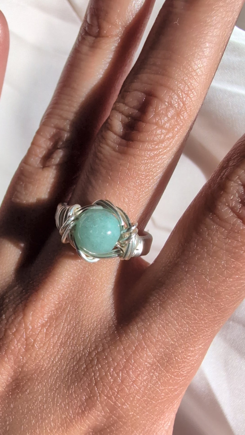Amazonite Ring
