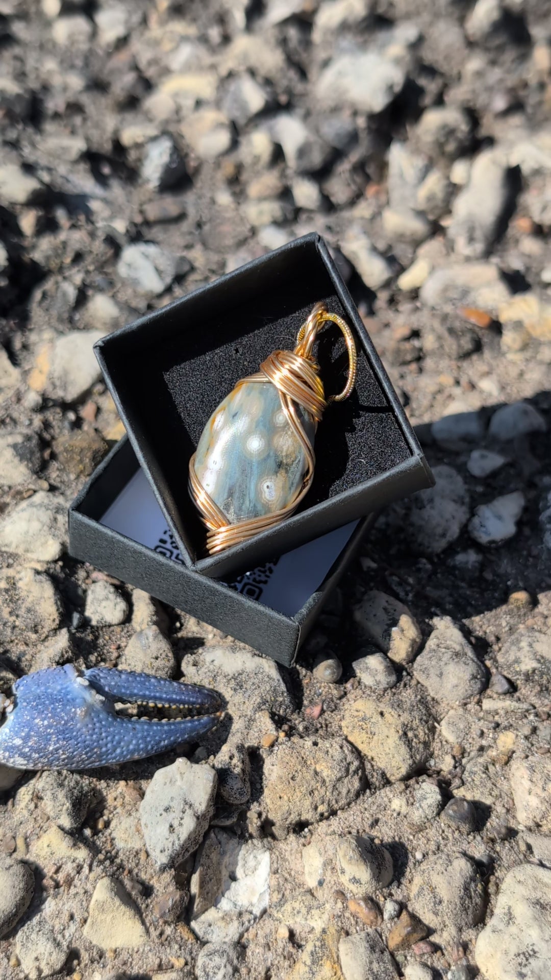 Ocean Jasper Necklace Charm