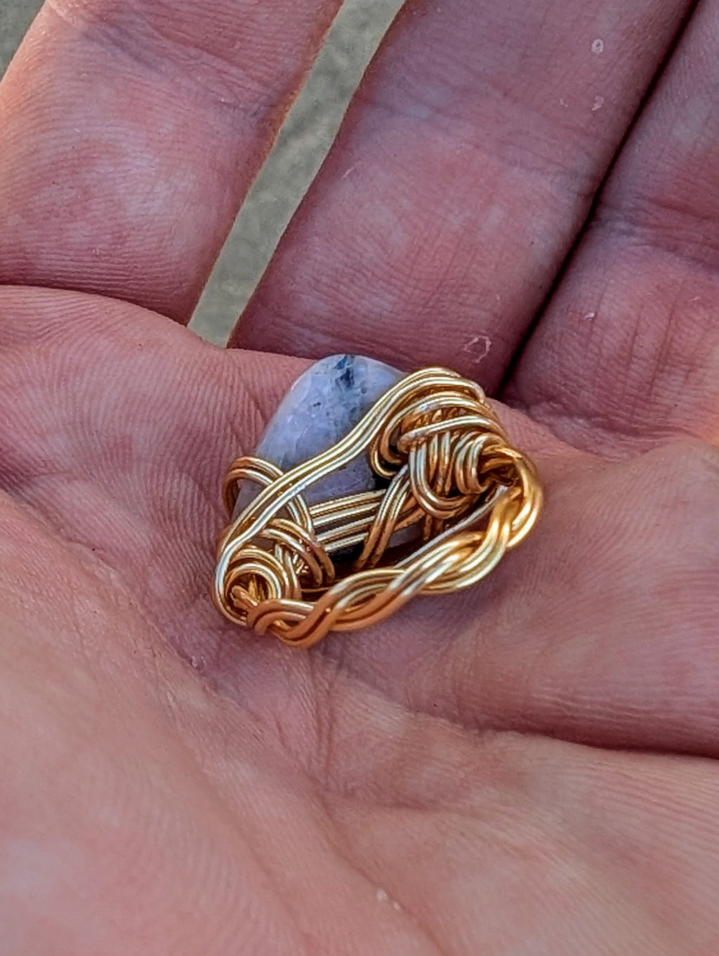 Moonstone Ring Size 6.5