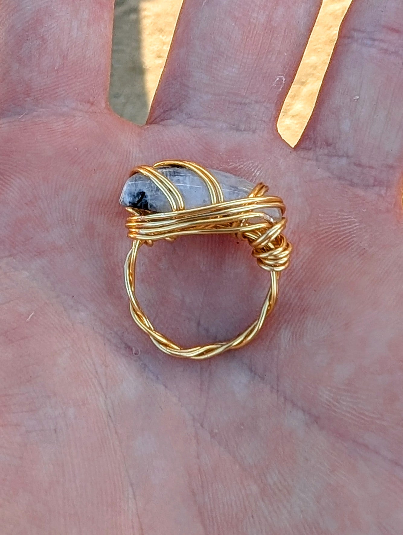 Moonstone Ring Size 6.5